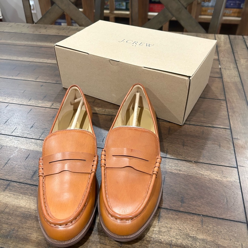 NWT J Crew Factory Men’s Penny Loafers Size 11